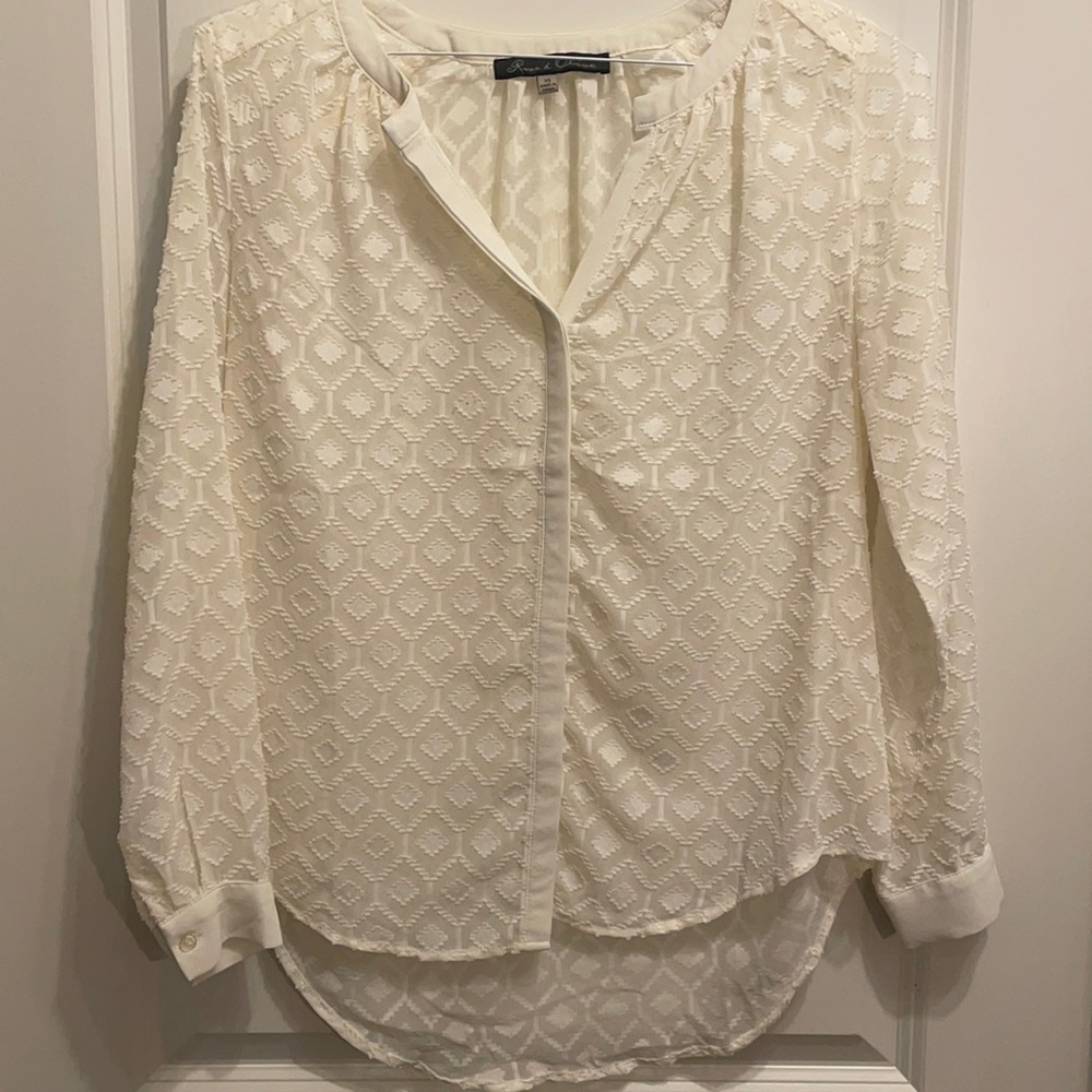 Textured Boutique Blouse (SMALL)